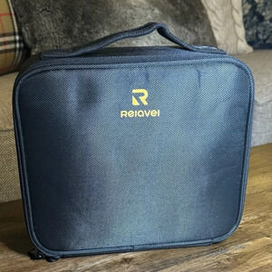 NWOT Relavel BLK Zip Around Professional Cosmetic Makeup Skincare Med Train Case